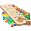 BOHS Children Wooden Montessori Materials Learning To Count Numbers Matching Early Education Teaching Math Toys