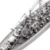 Piececool 3D Puzzle Toy DIY 3D Metal Puzzles Model Bismarck Battleship Models Military Ship Kids Toys Gift