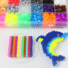 48 Colors 5mm Perler Beads Educational jigsaw toys 4600pcs/set Hama Beads for Children 3D puzzle diy Toys Fuse Beads Pegboard