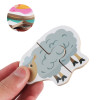 Logwood New 24Pcs Wooden puzzle for children Cartoon animals/fruit vegetables/vehicles 3 styles montessori educational toys 