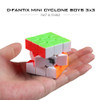 D-FantiX Mini Cyclone Boys 3x3 Speed Cube Stickerless Magic Cube 3x3x3 Puzzle Education Toys for Children Adult (40mm)