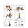 Cubicfun C044h World Famous Architecture Cardboard Mini Eiffel Tower 3d Jigsaw Puzzles