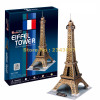 Cubicfun C044h World Famous Architecture Cardboard Mini Eiffel Tower 3d Jigsaw Puzzles