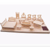 34 Pcs/Set Miniature 1:12 Dollhouse Furniture for Dolls,Mini 3D Wooden Puzzle DIY Building Model Toys for Children Gift