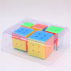 MoYu 5Pcs/set Cubing Classroom MF9304 Mini 3x3 Magic Cube Fluorescence Six-color Gift Box Series Keychain magic cube