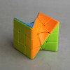 Fangge 3x3 Torsion Magic Cube Coloful Twisted Cube Puzzle Toy For Challange