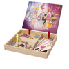 BOHS Five Patterns Magnetic Puzzle and Drawing Toys, Vehicles, Circus, Occupations Dress Up, Face, Palace Building