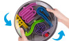 3D Magic Intellect Ball Marble Puzzle Game perplexus magnetic balls IQ Balance toy,Educational classic toys handle Maze Ball