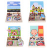 Kids Wooden Puzzle Educational Drawing Board Toy 100+PCS Wooden Magnetic Puzzle Figure/Animals/ Vehicle /Circus Drawing Board 