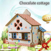 DIY 3D Mode  House Toys Kits Romantic House Wood Puzzles Education Toy  Model Building Wooden 3D Puzzle for Kids and Adults     