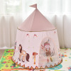 QWZ Toy Tents Adorable Castle Playhouse Space Theme Foldable Little Prince And Princess Tent Sturdy Game House For Children Gift