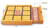 BOHS Wooden Sudoku Board Game- with Book of 100 Sudoku Puzzles - Math Brain Teaser Desktop Toys