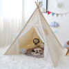  Children Tent Four Poles Cotton Lace Tipi Tent For Girl Play Tent For Kid Wigwam Teepee Baby Cabin Princess Castle Birthday Gift