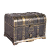 Treasure Hunting Box Children Treasure Box Retro Plastic Large Box Toy Gold Coins and Pirate Gems Jewelry Playset Pack