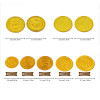 Treasure Hunting Box Children Treasure Box Retro Plastic Large Box Toy Gold Coins and Pirate Gems Jewelry Playset Pack