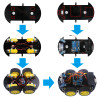 For Arduino Robot Cars APP RC Remote Control Ultrasonic Bluetooth Robotics Learning Kit Educational Stem Toys for Children Kids