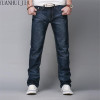 2016 regular fit jeans brand jeans male fashion thin 100% high quality cotton denim blue men jeans size: 28-40