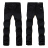 2018 Winter New Men Warm Slim Jeans Elasticity Skinny Black Jeans Fashion Casual Thick Denim Pants Trousers Male Brand Clothes