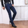 jantour Warm Jeans Men winter High Quality Famous Brand velvet Fleece Straight Jean trousers flocking warm men's pants male 40