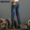 Fashion Solo haute couture Graduated Color thin short denim jacket Lovely bat sleeved small jean coat