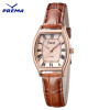 Oval Dial Design Women Watches Luxury Fashion Dress Quartz Watch Popular PREMA Brand Brown Ladies Leather Wristwatch Dress Watch