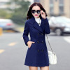 Autumn winter 2024 new fashion women's wool coat double breasted coat elegant bodycon cocoon wool long coat tops LU308