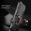 Magnetic Case for iPhone X XR Luxury Metal Magnet Ring Holder Phone Shockproof Back Cover For iphone XS MAX 2 in 1 Phone Shell