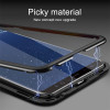 Magnetic Adsorption Phone Case For Samsung Galaxy S9 S8 Plus Note 9 8 Metal Magnet Screen Protector Tempered Glass Flip Cover