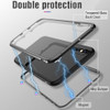 KISSCASE Magnetic Metal Case For iPhone X 6 7 Plus Chic Magnet Tempered Glass Cases For iPhone 6 6S 7 8 Plus X Fundas Capinhas  