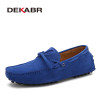 DEKABR Brand Big Size Cow Suede Leather Men Flats 2018 New Men Casual Shoes High Quality Men Loafers Moccasin Driving Shoes