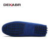 DEKABR Brand Big Size Cow Suede Leather Men Flats 2018 New Men Casual Shoes High Quality Men Loafers Moccasin Driving Shoes