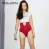 Hollow Out Patchwork Bodysuit Femme O Neck Letter Printing Skinny Short Sleeve Jumpsuit Romper Bodycon Cotton Casual Summer Body