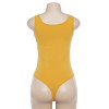 Yellow Body Women Bodysuit Summer Korean Fashion Sexy Slim Elastic Women Body Feminino Bodysuit Overalls Casual Tank Playsuit