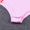 2018 New Women Sexy Letter Print Side Striped Bodysuit Backless Summer Sleeveless Body Suit Playsuit Slim Fit Jumpsuit