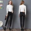 DTYNZ 2018 Plus large size jeans ladies black blue jeans high waist denim ladies pants high elastic tight pencil stretch ladies 