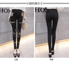 Jeans Pants Women 2018 Spring Autumn Stretch Trousers Ladies Vintage Pencil Slim Black Skinny Jeans A343