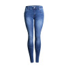 QMGOOD Boyfriend Jeans for Women Plus Size Skinny Mom Jeans Blue Denim Pencil Pants Fashion New Women Jeans Pants Streetwear XXL