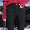 2017 winter warm jeans woman high waist candy color skinny slim denim pencil pants female jeans Plus sie 25-34 jeans femme mujer