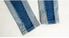 catonATOZ 2176 Ladies Mid High Waist Patchwork Panelled Jeans Womens Stretchy Side Stripe Denim Pants Skinny Trousers For Women