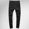 2018 Men black stretch jeans trousers zipper slim Mens casual long pencil pants skinny cotton fashion brand design winter new