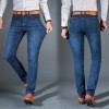 Men'S Classic Jeans Brand Large Size Straight Homme Jean Slim Distressed Design Biker Pants Fit Cheap Blue Regular 35 40 42 size