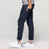 Spring Mens Denim Pants Spliced Blue Color Pockets Casual For Man's Wear Slim Fit Zipper New Jeans Male Brand Long Trousers 2382