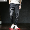 MFERLIER plus size jeans Hipster pants men big size 6XL 7XL 8XL 9XL 10XL long pants casual large 44 46 48 Elasticity summer blue