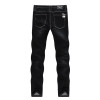 KSTUN Jeans for Men Famous Brand Black 2018 Winter Stretch Business Casual Slim Fit Male Straight Classic Trousers High Quality 