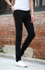 Mens tight stretch pants Slim Jeans autumn fashion cowboy skinny pencil pants homme casual jeans black demin trousers size 27-42