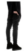 HIPFANDI  Famous Designer Men Brand Denim Jeans Skinny Jeans High Street Slim Fit Straight Jeans Men Black Solid  Biker Jeans