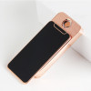 Fashion Mini phone Lighter Metal USB Rechargeable Electronic Lighter Portable Charge Cigarette Lighter Encendedor Cigar Fire 