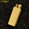 Zorro Gasoline Lighter Vintage 100% Copper Material Oil Petrol Refillable Grinding Wheels Fire Lighter