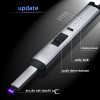 New Arc Windproof Plasma Electronic USB Recharge Kitchen bbq Cigarette Smoking Electric Lighter two type original box