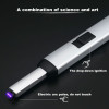 New Arc Windproof Plasma Electronic USB Recharge Kitchen bbq Cigarette Smoking Electric Lighter two type original box